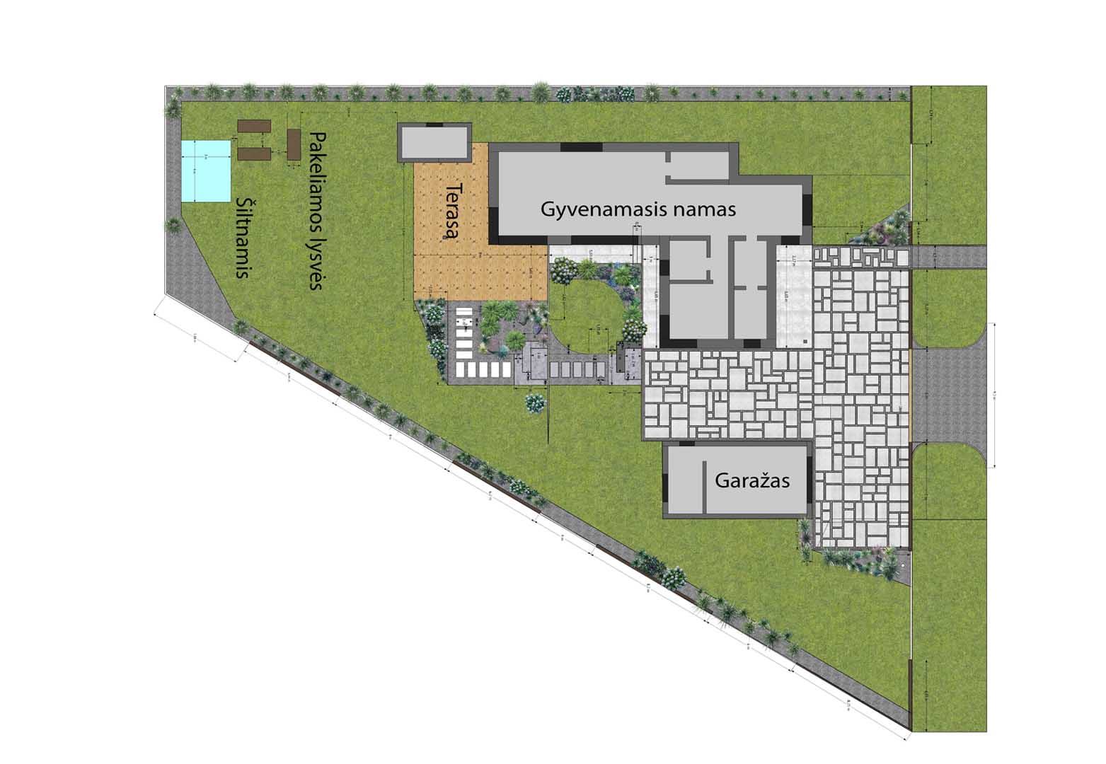 Landšafto projektavimas: profesionalus sklypo zonavimo ir apželdinimo planas